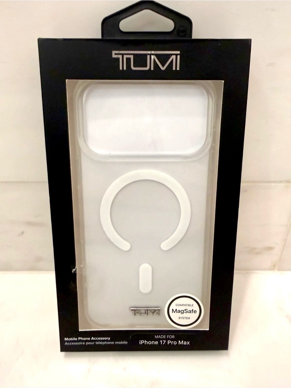 Brand New Tumi Apple iPhone 17 Pro Max Phone Case - CLEAR - Retail $125